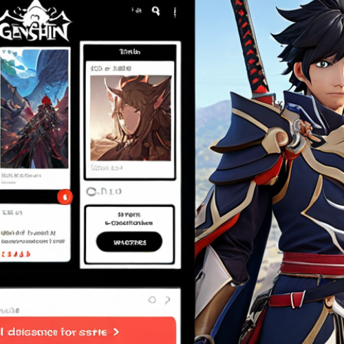 Home 4 ** A split image. On one side, the official Genshin Impact Twitter page announcing a new banner. On the other, a chaotic Discord server filled with wild theories and fake leaks. The image should visually represent the contrast between official information and unreliable sources.
**