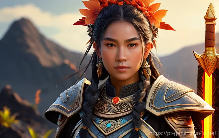 원신 2025년 이벤트 일정 - **Prompt 2: "Mavuika, The Blazing Archon"**
    "A powerful and regal portrayal of Mavuika, the Pyro...